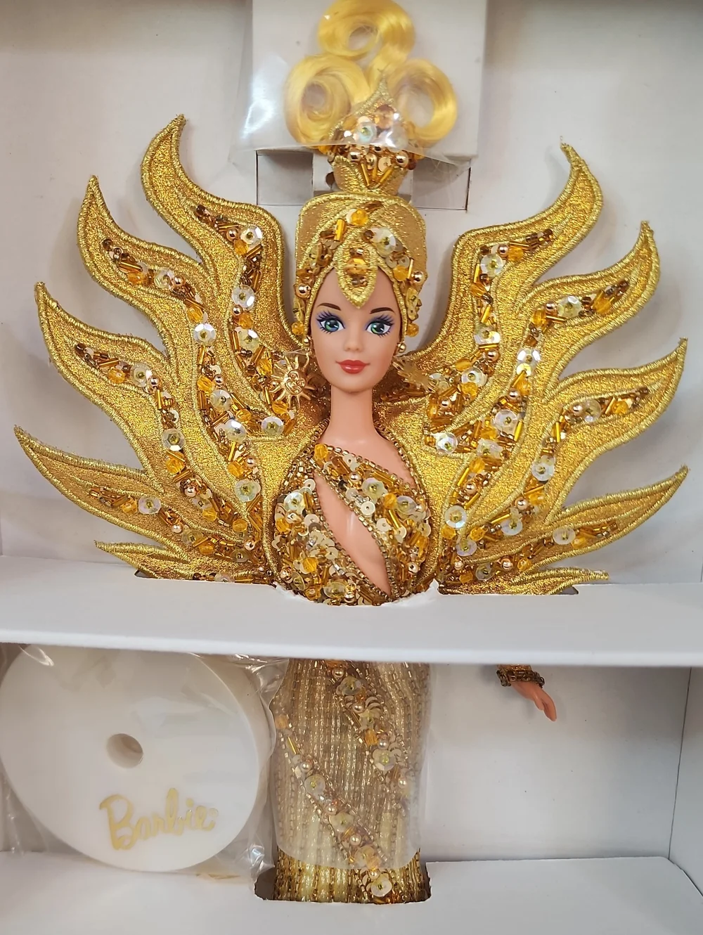 Bob Mackie Goddess Of The Sun Barbie Doll Limited Edition Mattel 1995 NRFB